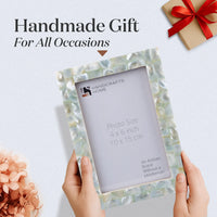Mother of Pearl Inlay Picture Frame Green 4x6 5x7 8x10