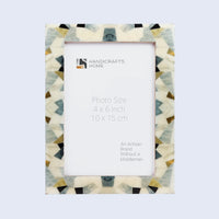 Picture Frame Pearlescent Prism Collection Mother of Pearl Multi – 3 Sizes