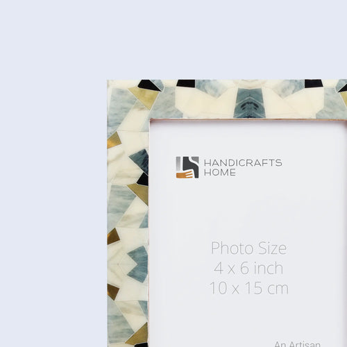 Picture Frame Pearlescent Prism Collection Mother of Pearl Multi – 3 Sizes