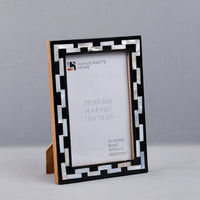 Picture Frames Pearlescent Tiptoe Collection Mother of Pearl & Resin Inlay, 3 Sizes