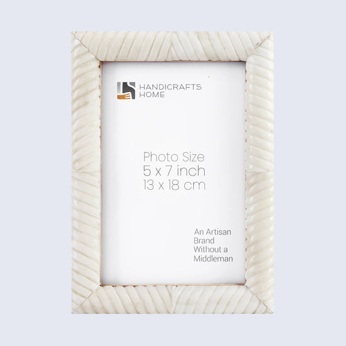 Picture Frame Sea Siren Ligeia Collection Bone Inlay White – 2 Sizes