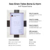 Picture Frame Sea Siren Teles Collection Bone & Horn Inlay White Black – 2 Sizes