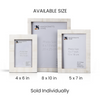 Picture Frame Classic Pattern Collection Bone Inlay White – 3 Sizes