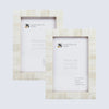 Picture Frame Classic Collection Bone Inlay White Pack of 2 – 3 sizes