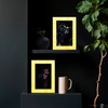 Picture Frame Classic Pattern Collection Bone Inlay Yellow Pack of 2 – 3 sizes