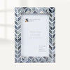 Grey Bone Inlay Picture Frame Arctic Smoke Col. 4x6 5x7 8x10