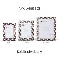 Arctic Stone Handmade Bone Inlay Picture Frame 4x6 5x7 8x10
