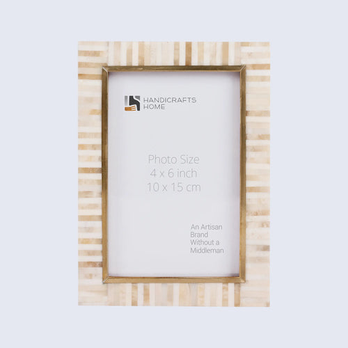Photo Frame Halo Keys Collection Bone Inlay & Resin Multi-Color – 4x6, 5x7 & 8x10"