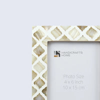 Picture Frame Moor Earth Pattern Collection Mother of Pearl Resin Inlay Multi Color in 3 sizes