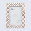 Picture Frame Moor Fire Pattern Collection Mother of Pearl Resin Inlay Multi Color in 3 sizes