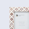 Picture Frame Moor Fire Pattern Collection Mother of Pearl Resin Inlay Multi Color in 3 sizes