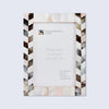 Picture Frames Pearlescent Barley Collection Mother of Pearl White 3 Sizes