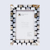 Picture Frames Pearlescent Flash Collection Mother of Pearl Resin White 3 Sizes