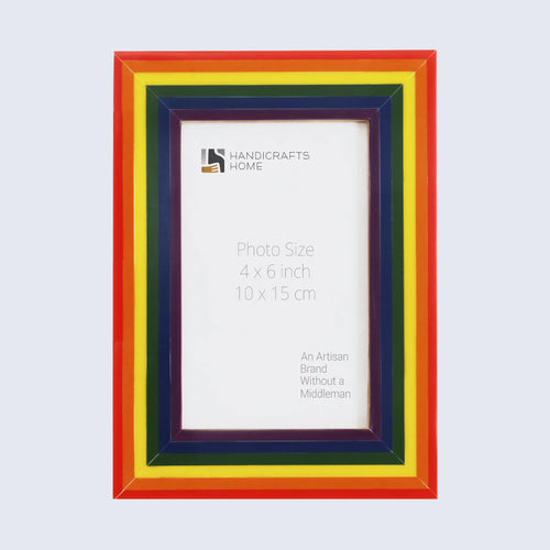 Picture Frame Spectrum Pride Collection Resin Inlay Multi-Color – 4x6, 5x7 & 8x10