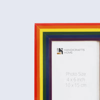 Picture Frame Spectrum Pride Collection Resin Inlay Multi-Color – 4x6, 5x7 & 8x10