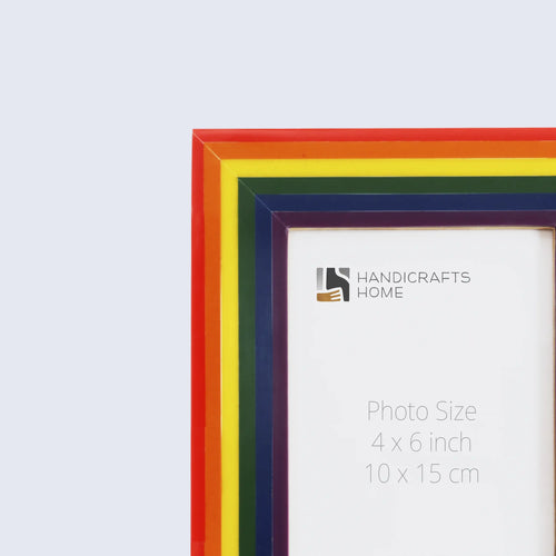 Picture Frame Spectrum Pride Collection Resin Inlay Multi-Color – 4x6, 5x7 & 8x10