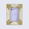 Picture Frame Apache Harvest Collection Bone Inlay White – 4x6, 5x7 & 8x10"