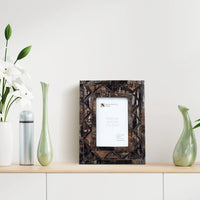 Picture Frame Artisan Voodoo Collection Horn Inlay Brown – 3 Sizes