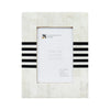 Contour Lado Modern Black & White Resin Inlay Picture Frames
