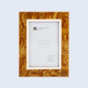 Picture Frame Marbel Collection Resin Inlay Gold – 4x6"
