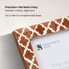 Casablanca Mocha Resin Inlay Picture Frame Set 2
