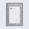 Rhythm Particle Picture Frame B&W Resin Inlay 4x6 5x7 8x10