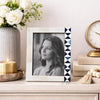 Picture Frame Indigo Mosaic Collection Bone Inlay White & Blue – 4x6 & 5x7"
