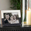 Black White Resin Hand Carved Ridge Picture Frame 4x6 5x7