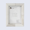 Picture Frame Hand-Carved Collection Bone Inlay White – 3 Sizes