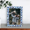 Picture Frame Taj Pattern Collection Bone Inlay Blue 4 Sizes