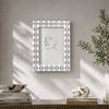 Black White Resin Inlay Diamond Arts Picture Frame 4x6 5x7
