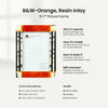 Picture Frame Abstract Ink Collection Resin Inlay Orange – 4x6 & 5x7"