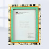 Picture Frames Abstract Ink Art Collection Resin Inlay - Green, 4x6 & 5x7