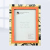 Picture Frames Abstract Ink Art Collection Resin Inlay - Peach, 4x6 & 5x7