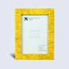 Picture Frames Handmade Yellow Collection Resin Inlay Yellow 5x7"
