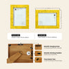 Picture Frames Handmade Yellow Collection Resin Inlay Yellow 5x7"