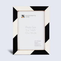 Artisan Bedazzle Black & White Picture Frames 4x6 5x7 8x10