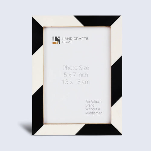 Artisan Bedazzle Black & White Picture Frames 4x6 5x7 8x10