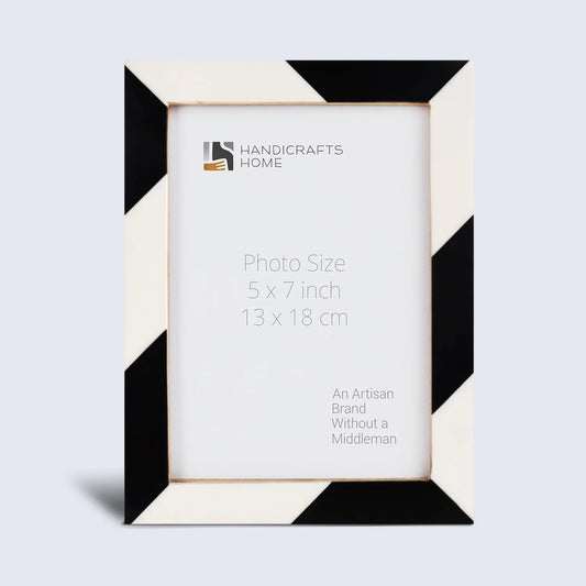 Artisan Bedazzle Black & White Picture Frames 4x6 5x7 8x10