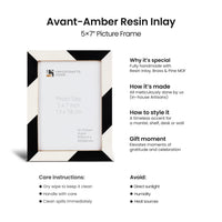 Artisan Bedazzle Black & White Picture Frames 4x6 5x7 8x10