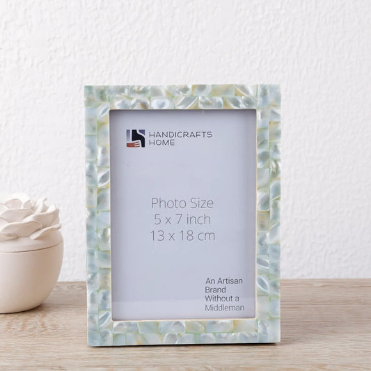 Mother of Pearl Inlay Picture Frame Green 4x6 5x7 8x10
