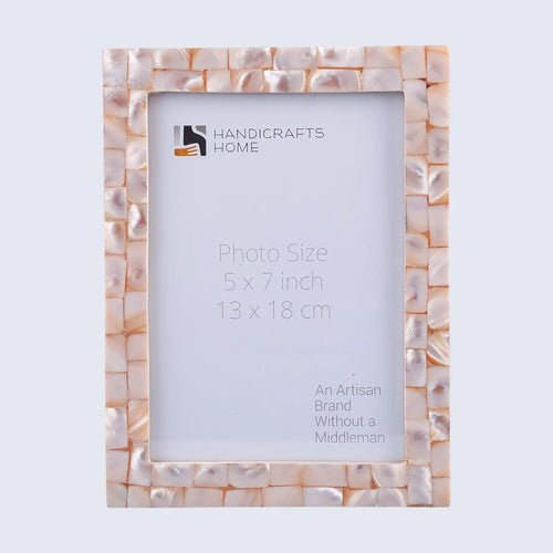 Mother of Pearl Inlay Picture Frame Pink 4x6 5x7 8x10