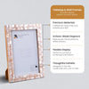 Mother of Pearl Inlay Picture Frame Pink 4x6 5x7 8x10