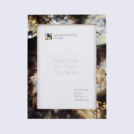 Picture Frame Rare Earth Infinity Collection Resin Inlay Multi – 3 Sizes