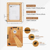 Picture Frame Avant Amber Collection Resin Inlay Orange & White – 4x6, 5x7 & 8x10"