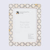 Picture Frame Avant Ashley Collection Bone & Resin Inlay White & Grey – 4x6, 5x7 & 8x10"
