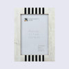 Picture Frame Contour Alto Pattern Collection Resin Inlay White & Black – 4x6, 5x7 & 8x10"