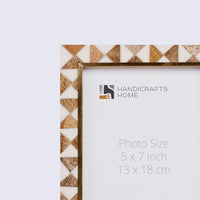 Poster Frame Halo Ivory Wood & Resin Inlay Make to Order 8.3X11.7