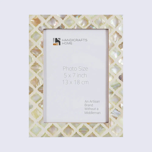 Picture Frame Moor Earth Pattern Collection Mother of Pearl Resin Inlay Multi Color in 3 sizes