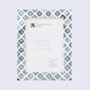 Picture Frames Moor Sky Collection Mother of Pearl Resin Inlay Blue White 3 Sizes